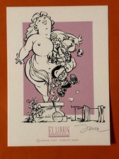 JANRY EX LIBRIS SIGNE  SERIGRAPHIE LE PETIT SPIROU ESPACE BD NEUF