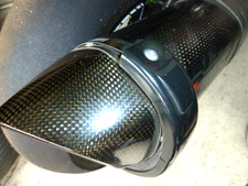 Universel Échappement Moto Silencieux Embout Peut Protection Chute Bande Piste 1