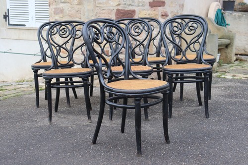 Set chaises thonet - 8,