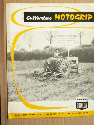 Prospectus tracteur someca - prospectus,