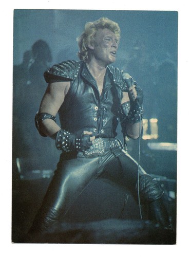 Johnny hallyday carte postale - johnny,