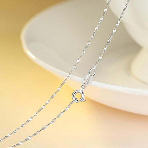 Collier argent sterling - en,