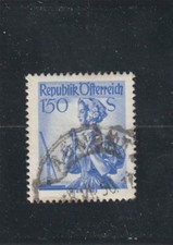 L5316 AUTRICHE TIMBRE N° Y&T 803 de 1951-52 " Costume de Vienne  " Oblitéré