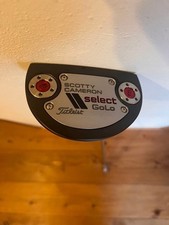 Putter droit SCOTTY CAMERON Select GoLo 34 pouces inutilisé avec couvre-chef