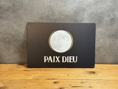 Plaque métal paix dieu 002 - paix,