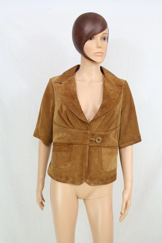 Veste daim camel femme - daim,
