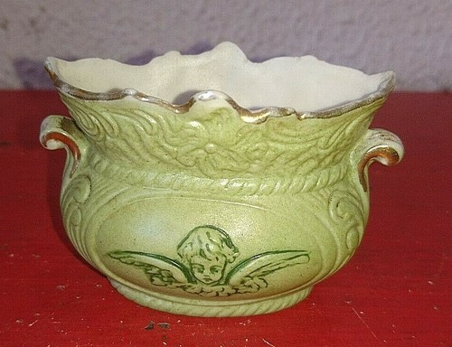Ancien figurine pyrogene pot - ancien,