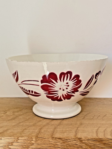 Ancien grand bol faience - en,