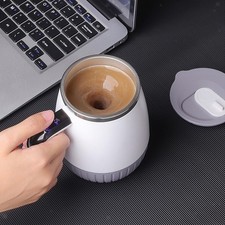 Tasse à Café électrique 360 ml, Mélangeur pour Protéines En Poudre,