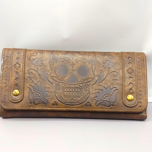 Loungefly brown skull - loungefly,