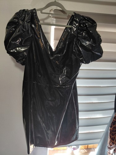 Robe manche bouffante - manche, vinyle