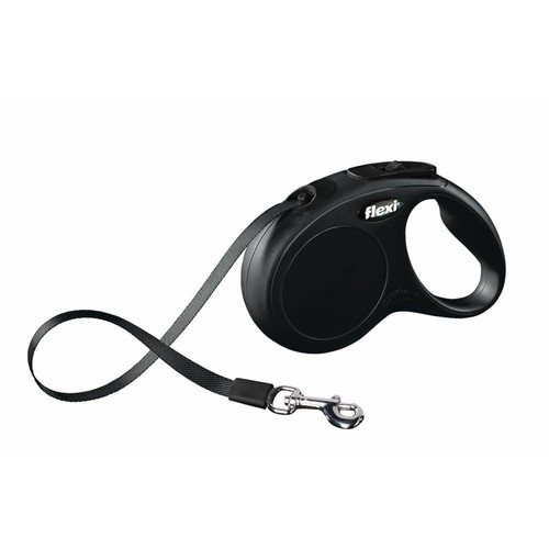 Laisse sangle mètres noir - 5,