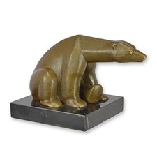 Sculpture bronze ours style - bronze,