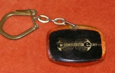 Porte-clés key ring BOURBON CONTINENTAL EDISON Radio Television ROUGE framboise