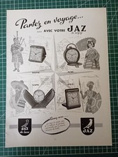 1303 belle Publicité circa 1960 horloges de voyage Jaz dos Walton Turmix