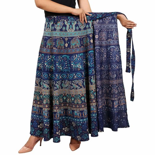 Jupe longue femme coton - en,