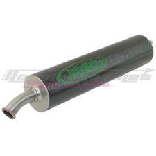 Silencieux Jollymoto carbone 50 - 70cc mécaboite 50cc