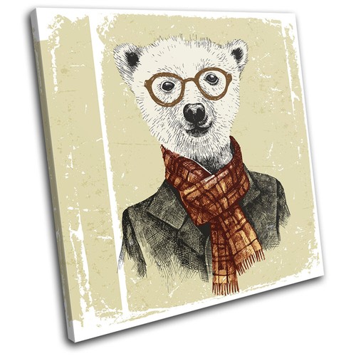 Hipster animals bear glasses - animals,