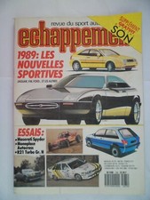ECHAPPEMENT N°235 05/1988 SEAT IBIZA SXI R5 TURBO 2 BONDIL LANCIA THEMA BMW 850 