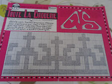 ANCIEN ALBUM POUR LE TROUSSEAU TOUTE LA BRODERIE N°114   ANNE 1963