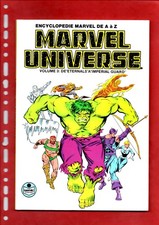 RARE ENCYCLOPEDIE MARVEL de A à Z N° 3 MARVEL UNIVERSE en TBE EDITION SEMIC 1990