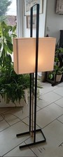 Lampe sur pied ARLUS années 50 en métal et laiton