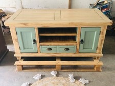 Meuble télé rénové , L 126 cm , P 60 cm , H 60 cm 