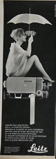 PUBLICITÉ PRESSE 1962 CAMERA FACILITÉ LEICINA DE LEITZ SUPREMATIE DE L'OPTIQUE