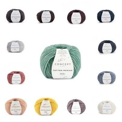 Katia laine coton merino 50g - katia,
