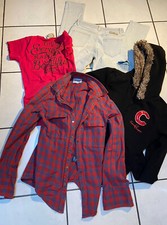 LOT FILLE 14/16 ANS JEAN SLIM CARGO IKKS CHEMISE ZADIG&VOLTAIRE KAPORAL SWEATER