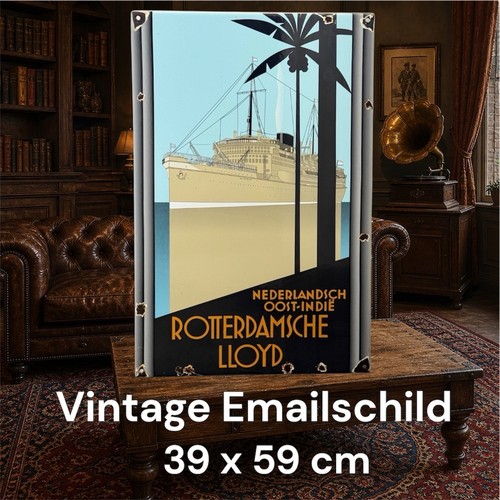 Enseigne émaillée vintage - émaillée,