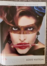 Publicité Presse LE  STYLO  LOUIS   VUITTON -L'Ecriture  -1998