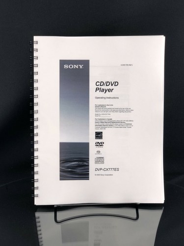 Sony dvp cx777es - dvp-cx777es, dvd