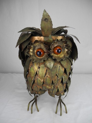 Sculpture chouette laiton - sculpture,