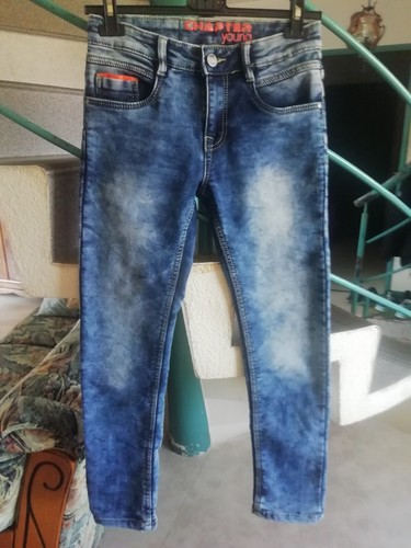 Pantalon jeans délavé - pantalon,