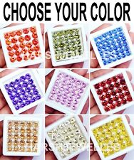 Naturel Assortiment Couleur Saphir Rond Coupe 5 À 6 MM Ample Gemme Certifié H305