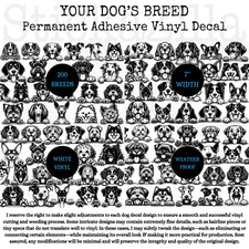 Your Dog's Breed Vinyl Decal
