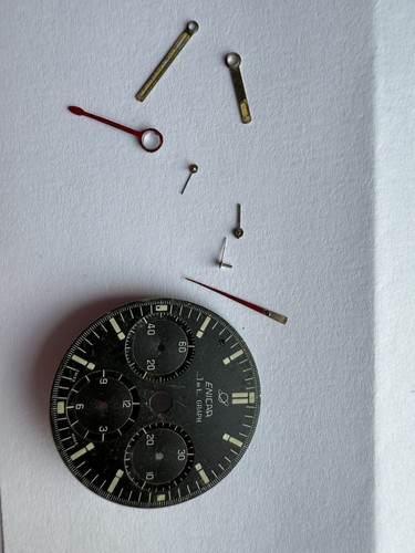 Enicar jet graph dial - enicar,