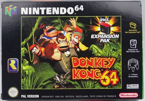 Donkey kong n64 - 64, boîte