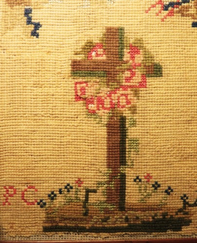 Reliquaire ancien broderie - reliquaire,