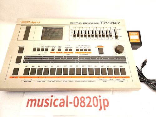 Roland 707 rhythm composer - roland, tr-707