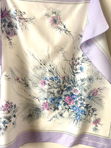 Foulard vintage carré - foulard,