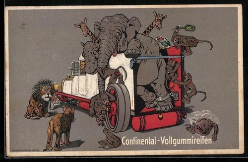 Carte postale camion
