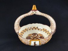 Grande Corbeille, panier , coupe à fruits Henriot Quimper 126 oies