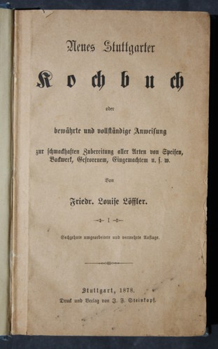 Livre cuisine neuf - de,