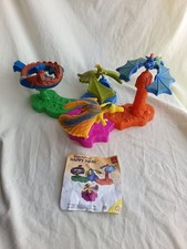 SERIE COMPLETE 4 JOUETS DRAGONS VOLANT SERIE RONALD McDONALD'S HAPPY MEAL 1997