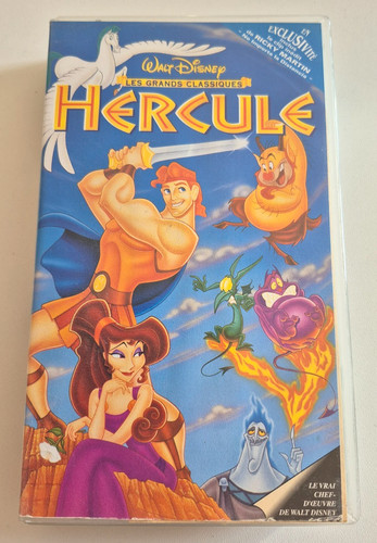 Hercule disney cassette vhs - hercule,