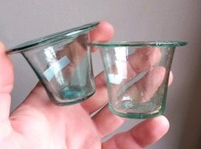 V28 Veilleuses Verre Ancien XVIII Verrerie Sud-Ouest Grésigne