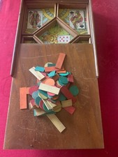 ANCIEN JEU DE NAIN JAUNE AVEC JETONS - 1920/1930