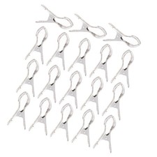 18 Pcs Pinces À Linge Inox